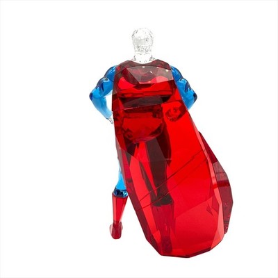 SWAROVSKI SUPERMAN 5556951 CRYSTAL FIGURINE DC COMICS CLEAR FIGURE BOXED