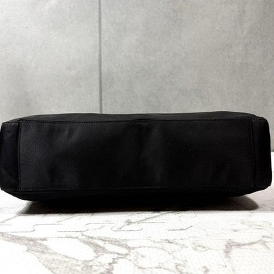 PRADA ARCHIVE METALLIC HOBO SHOULDER BAG Y2K 1990S VINTAGE NYLON BLACK