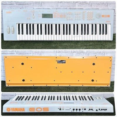 YAMAHA EOS BX SYNTHESIZER W/ ORIGINAL BOX, MANUALS, CD-ROM