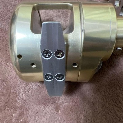 ACCURATE BX2-30N 2-SPEED LEFT HANDED REEL - CUSTOM HANDLE, RECENTLY OVERHAULED