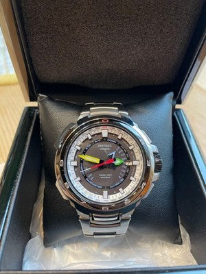 CASIO PROTREK MANASLU PWX-8000T-7JR 14 SUMMITTER LIMITED TITANIUM SOLAR