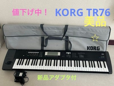 KORG TR76 WORKSTATION SYNTHESIZER 76 KEY TRITON ENGINE MUSIC KEYBOARD