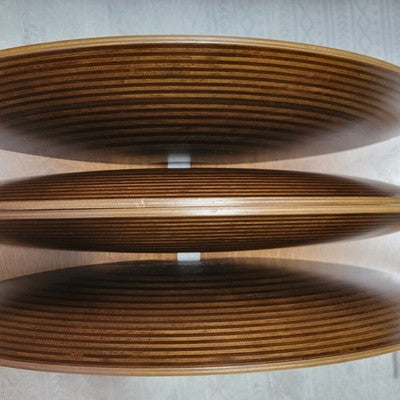 FOSTEX H320 WOOD HORNS PAIR USED FROM JAPAN VINTAGE SPEAKERS