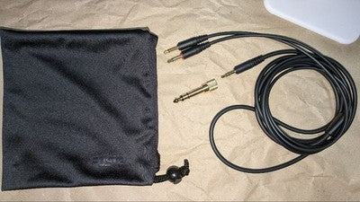 FOSTEX T60RP MK2 TESTED SEMI-OPEN PLANAR HEADPHONES W/ CASE CABLE WOOD