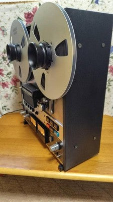 TEAC A-6300 MK II OPEN REEL TAPE DECK 10.5" REEL CLAMPS MANUAL TESTED JAPAN