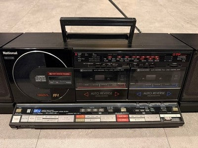RARE NATIONAL RX-CD70 STEREO RADIO CASSETTE CD PLAYER BOOMBOX VINTAGE JAPAN