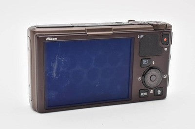NIKON COOLPIX S9500 BROWN 18.1MP 22X DIGITAL CAMERA