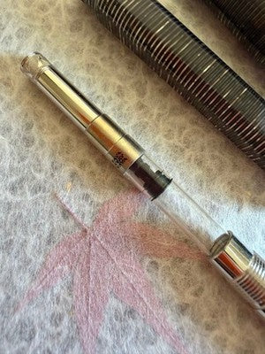 VISCONTI WALL STREET FOUNTAIN PEN, GREY, FINE NIB, UNUSED W/ BOX DEGRADATION