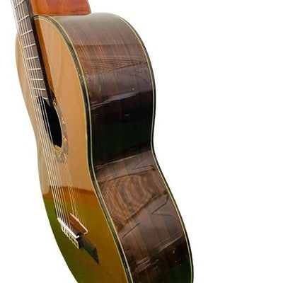 TAKAMINE TGL1 CLASSICAL GUITAR W/ HARD CASE, NECK STRAIGHT, BODY SCRATCHES