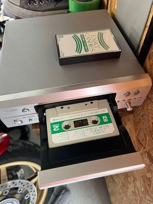 DENON DRR-F101 STEREO CASSETTE DECK TAPE PLAYER TESTED PLAYBACK WORKING VINTAGE