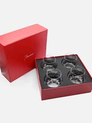 BACCARAT CHATEAU FAUNA CRISTOPOLIS GLASS TUMBLER SET OF 4 BY JAIME HAYON W/BOX