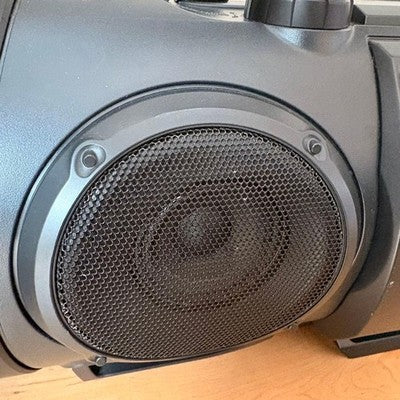 JVC RV-NB70-B PORTABLE CD BOOMBOX WOOFER SPEAKER 2012 TESTED WORKING WITH AC