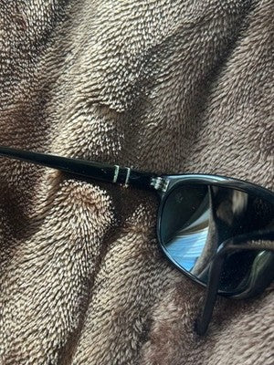 PERSOL RATTI 127 95 58230 OF SUNGLASSES TERMINATOR 2 BLACK ITALY W/CASE