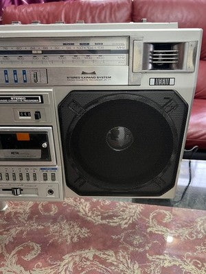 DIATONE JR-711 STEREO RADIO CASSETTE BOOMBOX CONFIRMED OPERATION USED FROM JAPAN