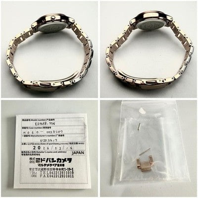 CITIZEN SAKURA 30TH ANNIVERSARY H060 005VS07 RADIO SOLAR TITANIUM WATCH