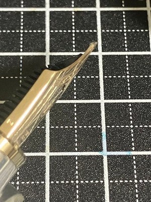 SAILOR PROFIT 21 STERLING SILVER FOUNTAIN PEN 21K GOLD NIB ZOOM NIB W/ BOX