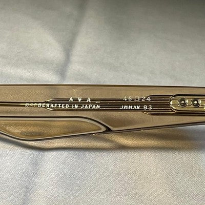 JACQUES MARIE MAGE AVA MEN'S SUNGLASSES LTD TO 350 JAPAN MADE COL. CLEAR BROWN