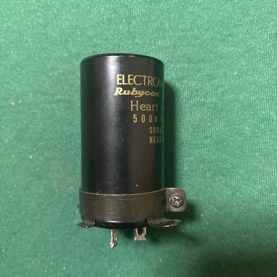 RUBYCON BLACK GATE WKZ 500V  AUDIO GRADE ELECTROLYTIC CAPACITOR TESTED WORKING