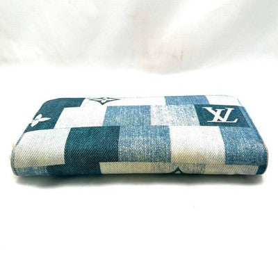 LOUIS VUITTON MONOGRAM DENIM ZIPPY WALLET M44938 RFID LIMITED 2020 SS