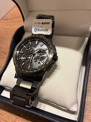 CASIO OCEANUS OCW-T6000B-1AJF FULL BLACK DLC TITANIUM BLUETOOTH SOLAR WATCH