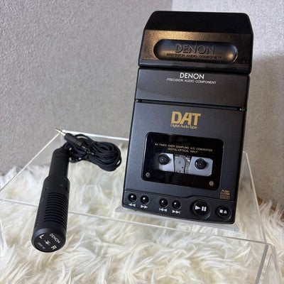 DENON DTR 80P PORTABLE DAT PLAYER TESTED WORKING WITH ACCESSORIES EXCELLENT
