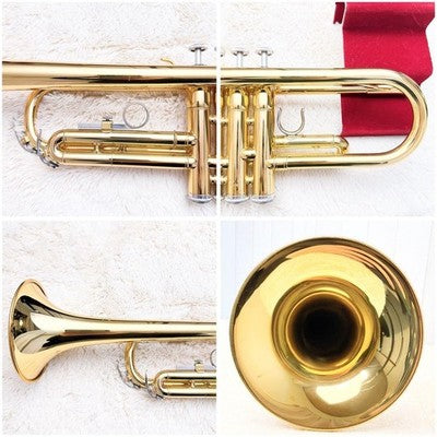 YAMAHA YTR-200ADII ADVANTAGE STANDARD BB TRUMPET YELLOW BRASS BELL DIA 4-7/8"