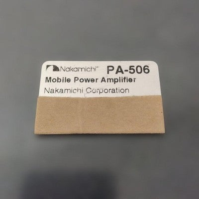 NAKAMICHI PA-506 6-CHANNEL POWER AMPLIFIER FROM JAPAN RARE