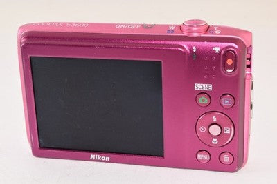 NIKON COOLPIX S3600 AZALEA PINK COMPACT DIGITAL CAMERA CCD SENSOR AS IS