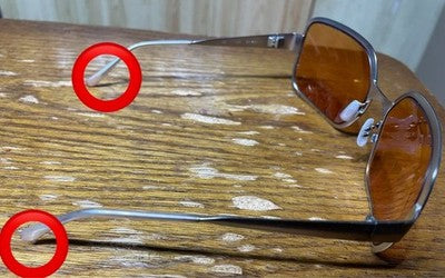 OLIVER PEOPLES OP-523 FIGHT CLUB BRAD PITT SUNGLASSES ORANGE VINTAGE W/CASE