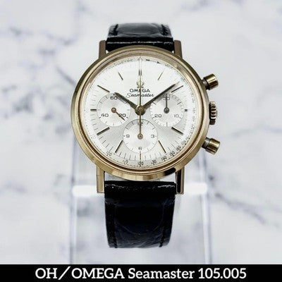 OMEGA SEAMASTER 105.005 MANUAL WINDING CAL.321 CHRONOGRAPH GOLD PLATED