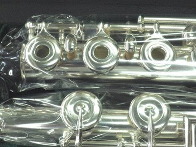 PEARL FLUTE PF-665RE SILVER HEAD JOINT WITH RING KEYS, E MECHANISM MINT