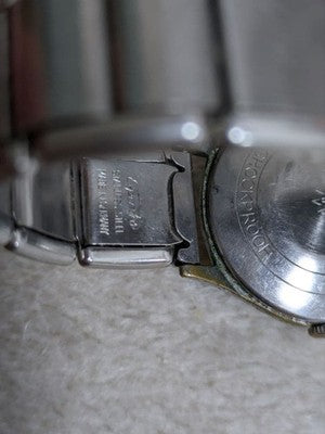 JUNGHANS HAND-WOUND MEN'S WRISTWATCH SILVER ROUND FACE STAINLESS STEEL GERMANY