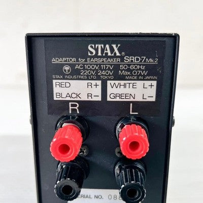 STAX SRD-7/MK2 EAR SPEAKER ADAPTER TESTED AND WORKING UNIT FROM JAPAN