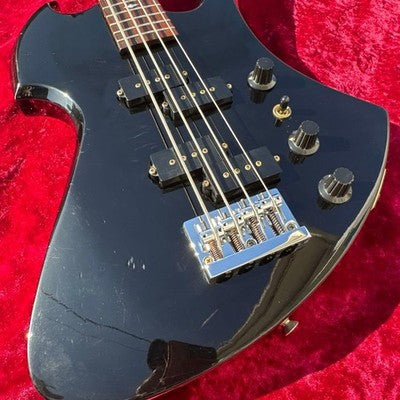 FERNANDES MB-65 MOCKINGBIRD BASS GUITAR MADE IN JAPAN BLACK FULLY SERVICED