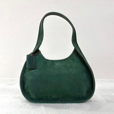 OLD COACH SONOMA ERGO NUBUCK HANDBAG GREEN VINTAGE USA MADE HOBO