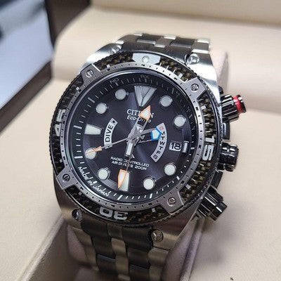 CITIZEN PROMASTER DIVE H112-T013392 ECO-DRIVE SOLAR RADIO MEN'S WATCH