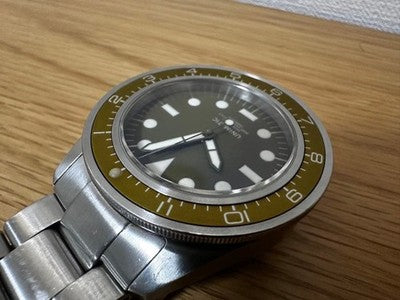 UNIMATIC U1 DZ OLIVE GREEN AUTOMATIC WATCH 41MM DIVER STYLE RARE ITALY