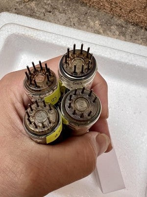 TELEFUNKEN EL84 VACUUM TUBES MADE IN GERMANY - SET OF 4 - TESTED WORKING