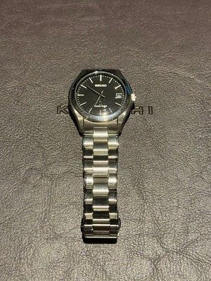 SEIKO SBGX041 GRAND SEIKO MEN'S WRISTWATCH ROUND FACE JAPAN MADE DIAL BLACK