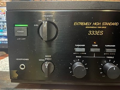 SONY TA-F333ESX INTEGRATED AMPLIFIER VINTAGE HI-FI STEREO AMP MM MC BLACK