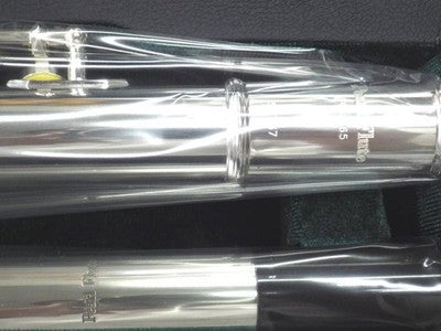 PEARL FLUTE PF-665RE SILVER HEAD JOINT WITH RING KEYS, E MECHANISM MINT