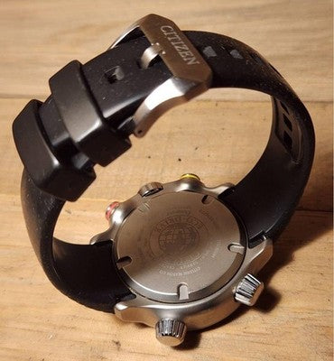 CITIZEN PROMASTER ALTICHRON ALTIMETER COMPASS ADVENTURE WATCH 48MM BLACK GRAY