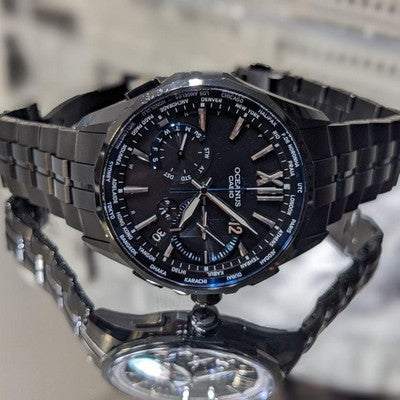 CASIO OCEANUS BLACK MANTA OCW-S3400B-1AJF SOLAR RADIO CONTROLLED WATCH