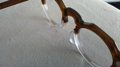 LESCA LUNETIER PICA CROWN PANTO COGNAC CRYSTAL GLASSES SUNGLASSES 44□25-145 EU