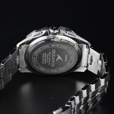 CASIO OCEANUS MANTA OCW-S3001-1AJF TITANIUM SOLAR RADIO WAVE MEN WATCH BLUE