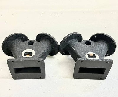 JBL 2329 DOUBLE THROAT ADAPTERS FOR 2-INCH DRIVERS PAIR USED JP