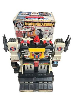 BANDAI TURBORANGER DX TURBO BUILDER BATTLE TITAN FOR PARTS OR NOT WORKING