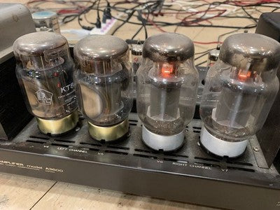 LUXMAN LUXKIT A3600 VACUUM TUBE AMPLIFIER SOUND AND VOLUME CONFIRMED VINTAGE