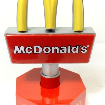 MCDONALD'S ROTARY SIGN LIGHT VINTAGE 1998 RARE LIGHT UP W/BOX AS IS