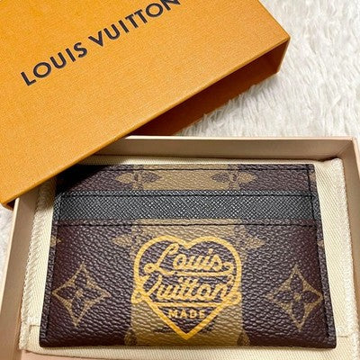 LOUIS VUITTON X NIGO LV SQUARED PORTECARTE DOUBLE CARD HOLDER M81006 WITH BOX